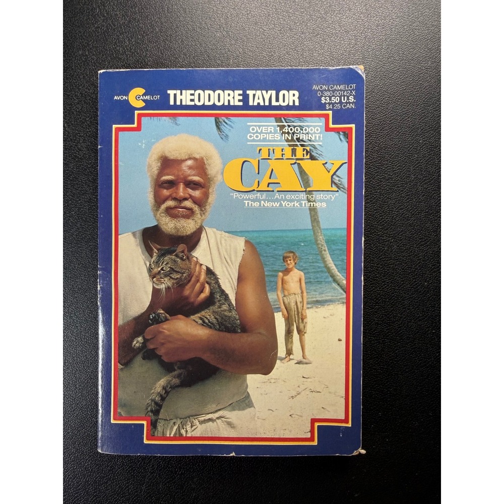 The Cay Theodore Taylor‎ Vintage Paperback Avon Camelot YA